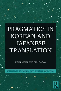 Pragmatics in Korean and Japanese Translation_cover