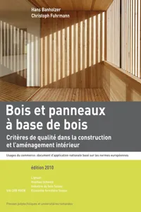 Bois et panneaux à base de bois_cover