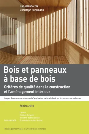 Bois et panneaux à base de bois