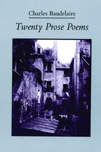 Twenty Prose Poems_cover