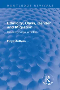 Ethnicity, Class, Gender and Migration_cover