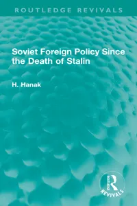 Soviet Foreign Policy Since the Death of Stalin_cover