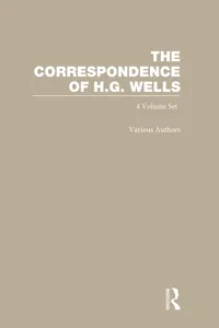 The Correspondence of H.G. Wells: Volumes 1–4_cover