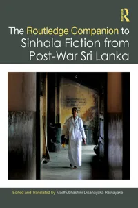 The Routledge Companion to Sinhala Fiction from Post-War Sri Lanka_cover