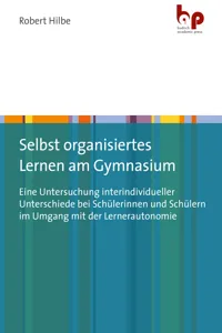 Selbst organisiertes Lernen am Gymnasium_cover