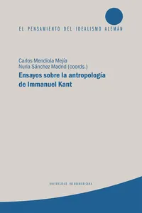 Ensayos sobre la antropología de Immanuel Kant_cover