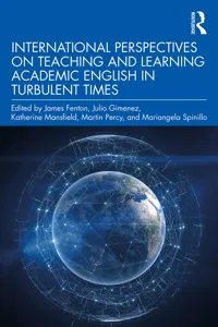 International Perspectives on Teaching and Learning Academic English in Turbulent Times_cover