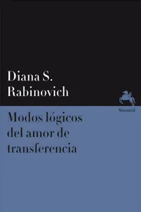 Modos lógicos del amor de transferencia_cover