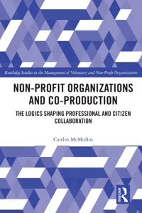 Non-profit Organizations and Co-production_cover