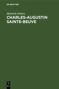 Charles-Augustin Sainte-Beuve_cover