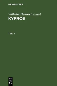 Wilhelm Heinrich Engel: Kypros. Teil 1_cover