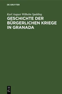 Geschichte der bürgerlichen Kriege in Granada_cover