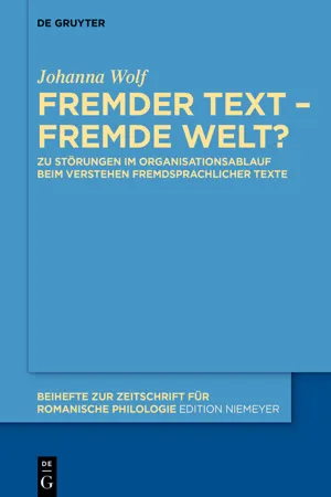 Fremder Text – fremde Welt?