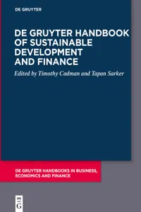 De Gruyter Handbook of Sustainable Development and Finance_cover