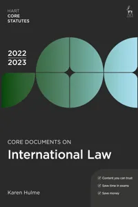 Core Documents on International Law 2022-23_cover