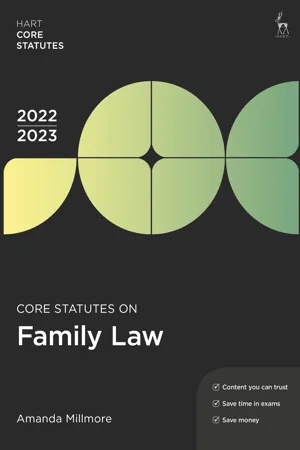 Core Statutes on Family Law 2022-23