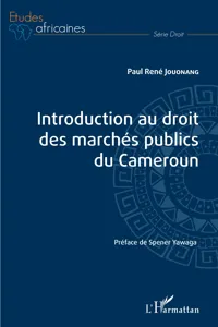 Introduction au droit des marchés publics du Cameroun_cover