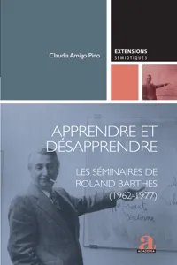 APPRENDRE ET DESAPPRENDRE_cover