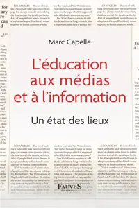 L'éducation aux médias et à l'information_cover