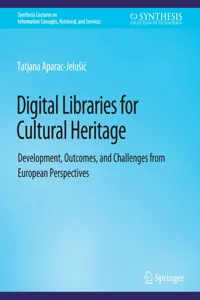 Digital Libraries for Cultural Heritage_cover