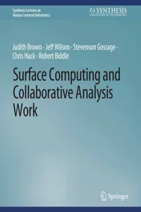 Surface Computing and Collaborative Analysis Work_cover