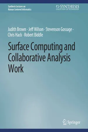 Surface Computing and Collaborative Analysis Work