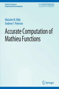 Accurate Computation of Mathieu Functions_cover