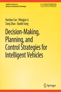 Decision Making, Planning, and Control Strategies for Intelligent Vehicles_cover