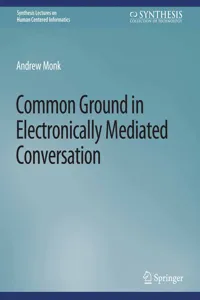 Common Ground in Electronically Mediated Conversation_cover