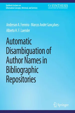 Automatic Disambiguation of Author Names in Bibliographic Repositories