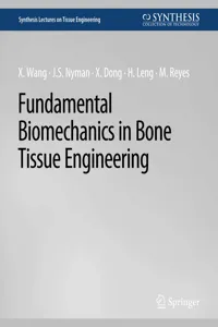 Fundamental Biomechanics in Bone Tissue Engineering_cover