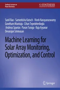 Machine Learning for Solar Array Monitoring, Optimization, and Control_cover