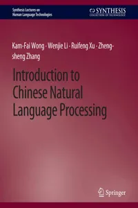 Introduction to Chinese Natural Language Processing_cover