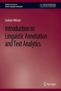 Introduction to Linguistic Annotation and Text Analytics_cover