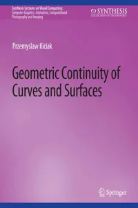 Geometric Continuity of Curves and Surfaces_cover