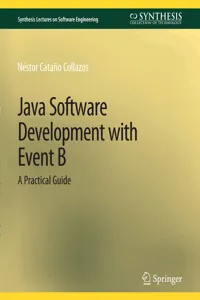 Java Software Development with Event B_cover