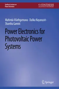 Power Electronics for Photovoltaic Power Systems_cover