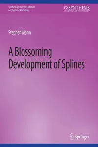 Blossoming Development of Splines_cover
