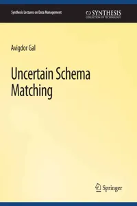 Uncertain Schema Matching_cover