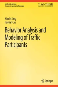 Behavior Analysis and Modeling of Traffic Participants_cover