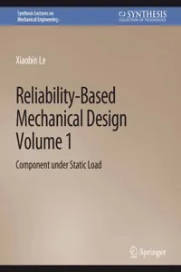 Reliability-Based Mechanical Design, Volume 1_cover