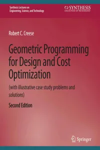 Geometric Programming for Design and Cost Optimization 2nd edition_cover