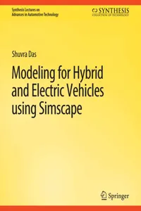 Modeling for Hybrid and Electric Vehicles Using Simscape_cover