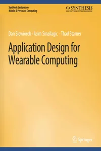 Application Design for Wearable Computing_cover