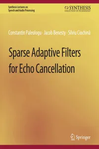 Sparse Adaptive Filters for Echo Cancellation_cover