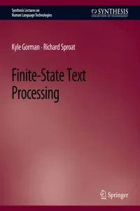 Finite-State Text Processing_cover
