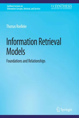 Information Retrieval Models