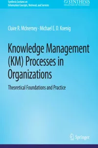 Knowledge Management Processes in Organizations_cover