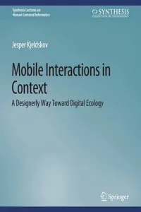 Mobile Interactions in Context_cover