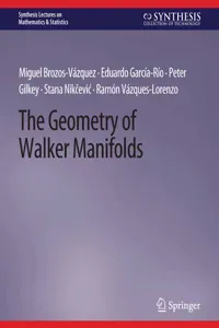 The Geometry of Walker Manifolds_cover